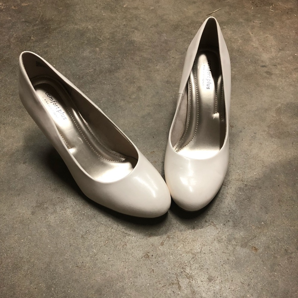 White pumps